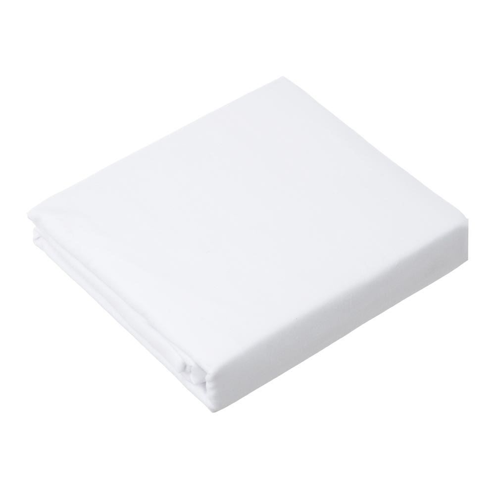 Nice Home Cotton Long Pillow Cover, 160 cm - White
