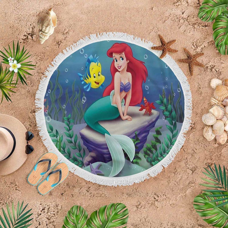 Velvet Beach Rug, 145 cm - Multicolor