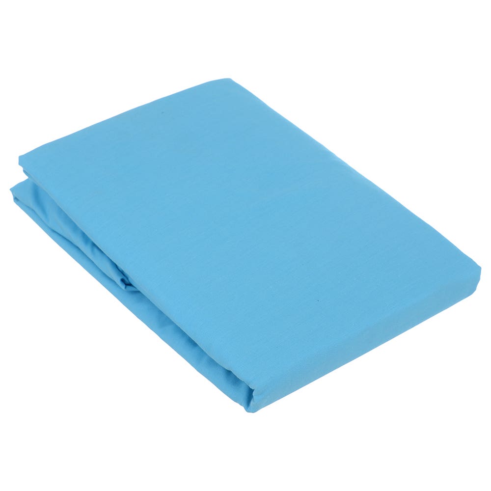 Nice Home Cotton Bed Sheet, 200×200 cm - Turquoise