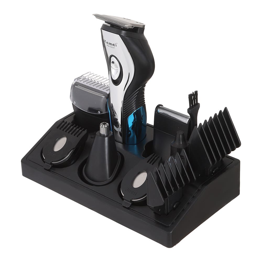 Kemei KM-5031 Hair Trimmer, 11×1 - Silver