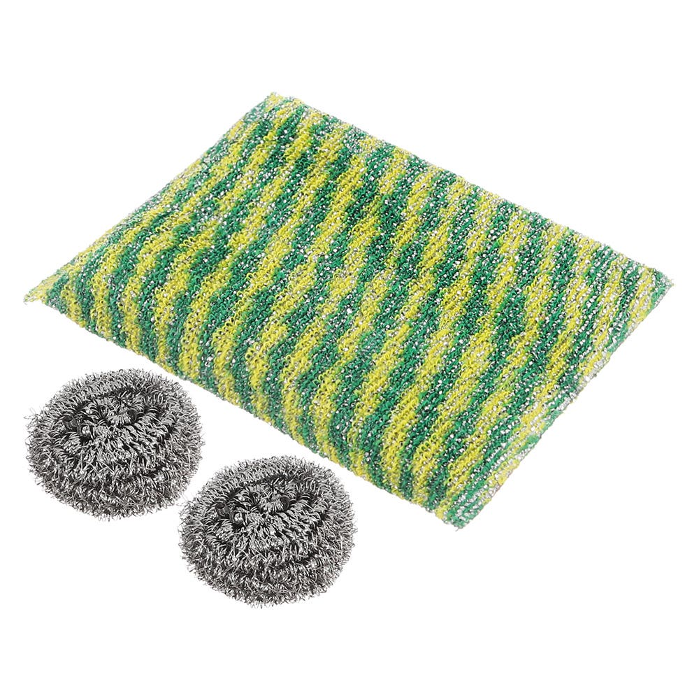 Master One Cleaning Tool Set, 3 Pieces - Multi Color