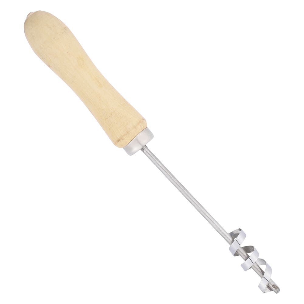 Rocky Stainless Steel Corer With Wooden Handle - Silver