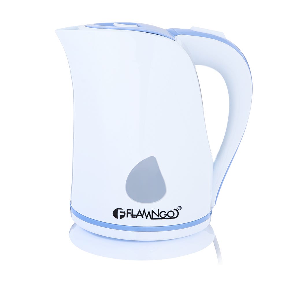 Flamngo FM-4002 Electric Kettle, 2 Liter, 1500 watt - Blue White