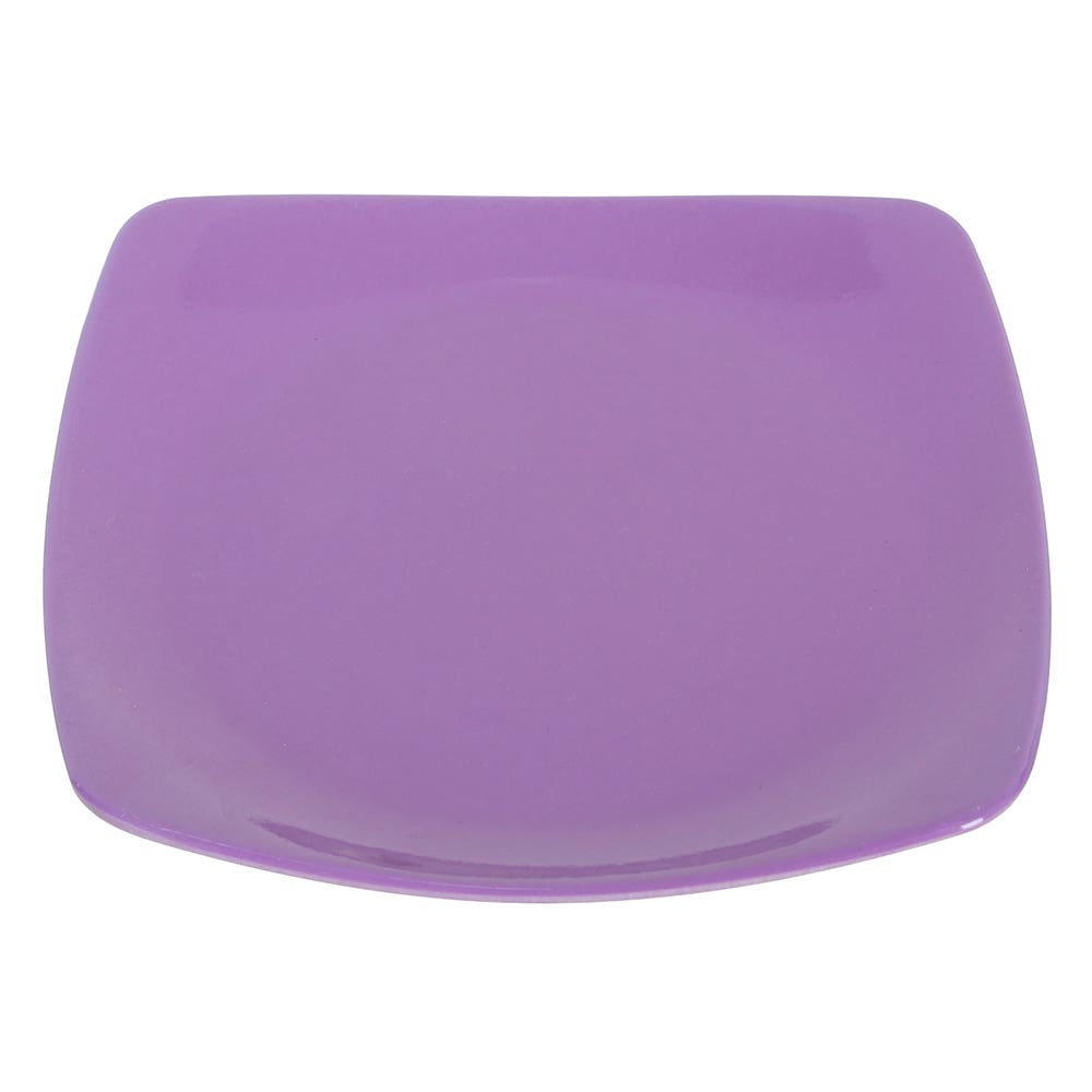 Zahraa El Mohandes Square Melamine Cake Serving, 17 cm - Purple