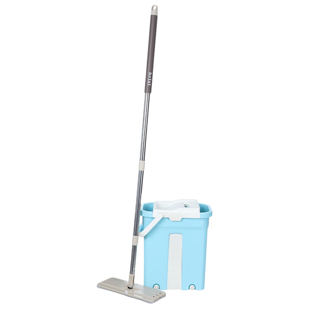 El Helal & Star Parquet Bucket With wringer - Light Blue