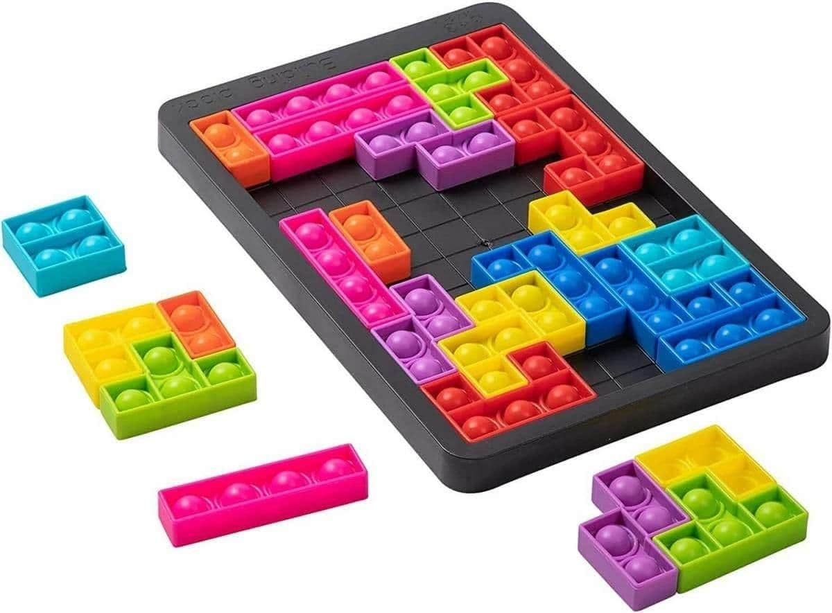 Stress Relief Design Assembly Puzzle - Multicolor