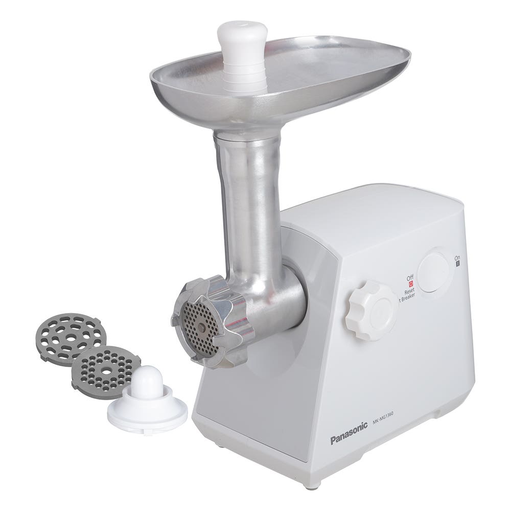 Panasonic MK-MG1360 Meat Grinder, 1300 watt - White