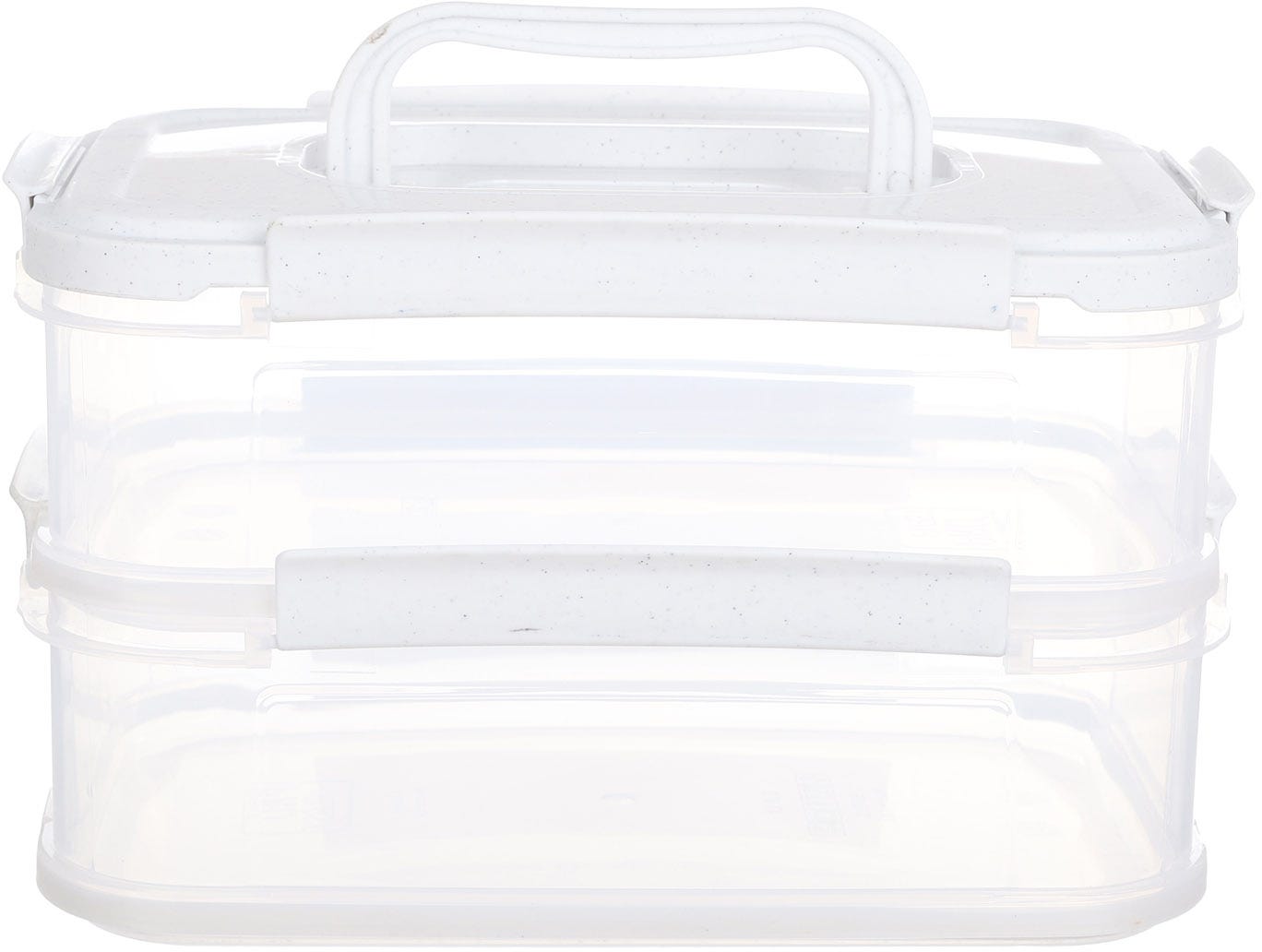 Pro Plast Food Keeper, 2 layers, 16 cm, 1.8 liters - White