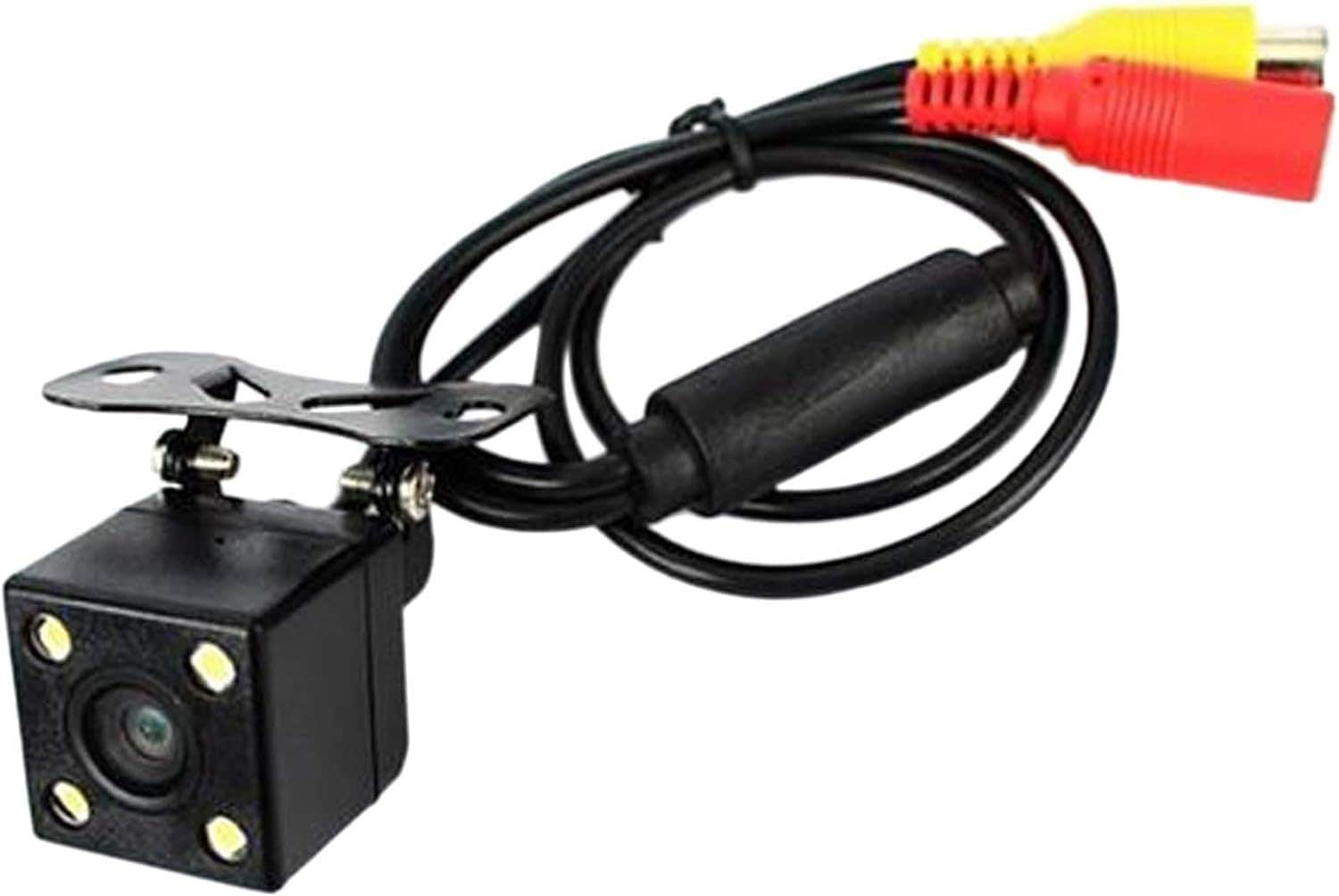 4 LED Car Rear Waterproof View Camera - Black