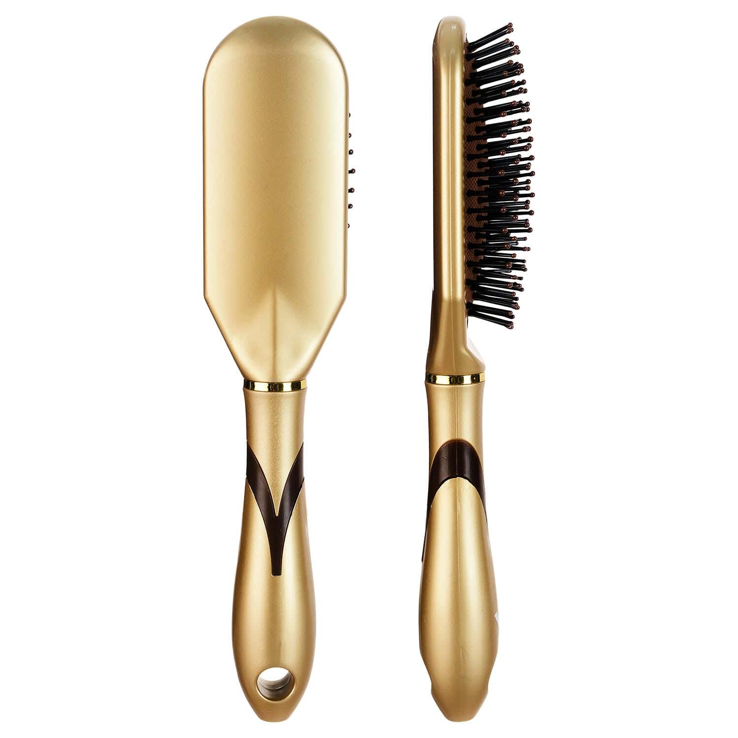 Home Hair Brush, 25 cm - Gold