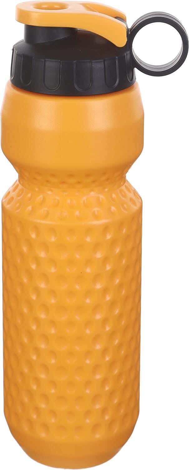Winner Plast Plastic Sports Water Bottle, with Squeeze Cap, 700 ml - Orange