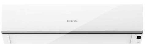 Tornado TY-C18WEE Split Air Conditioner, Cool - Heat, 2.25 HP, Digital - White