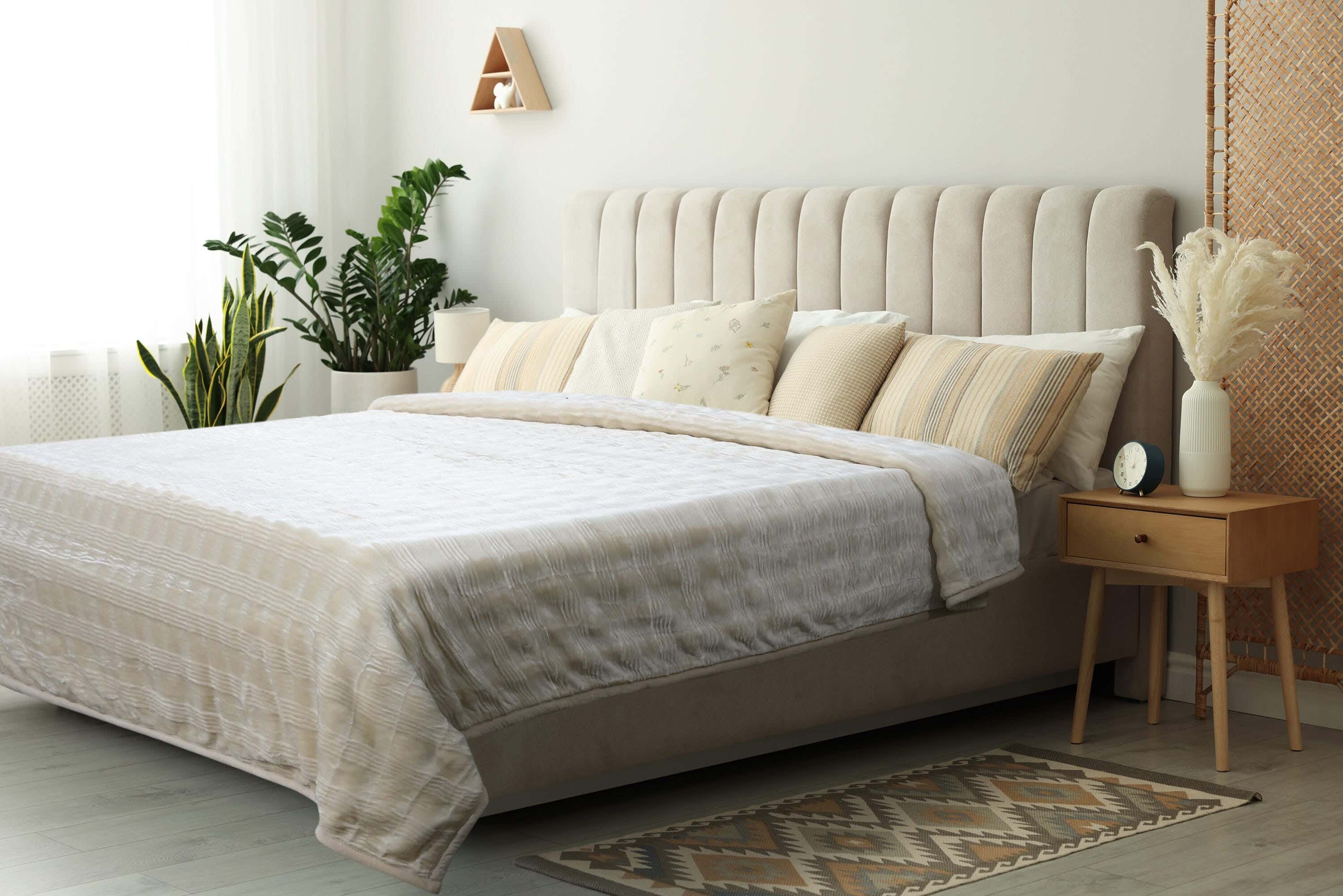 Marbella Velvet Double Layer Blanket, 220×240 cm, 3500 grams - Beige