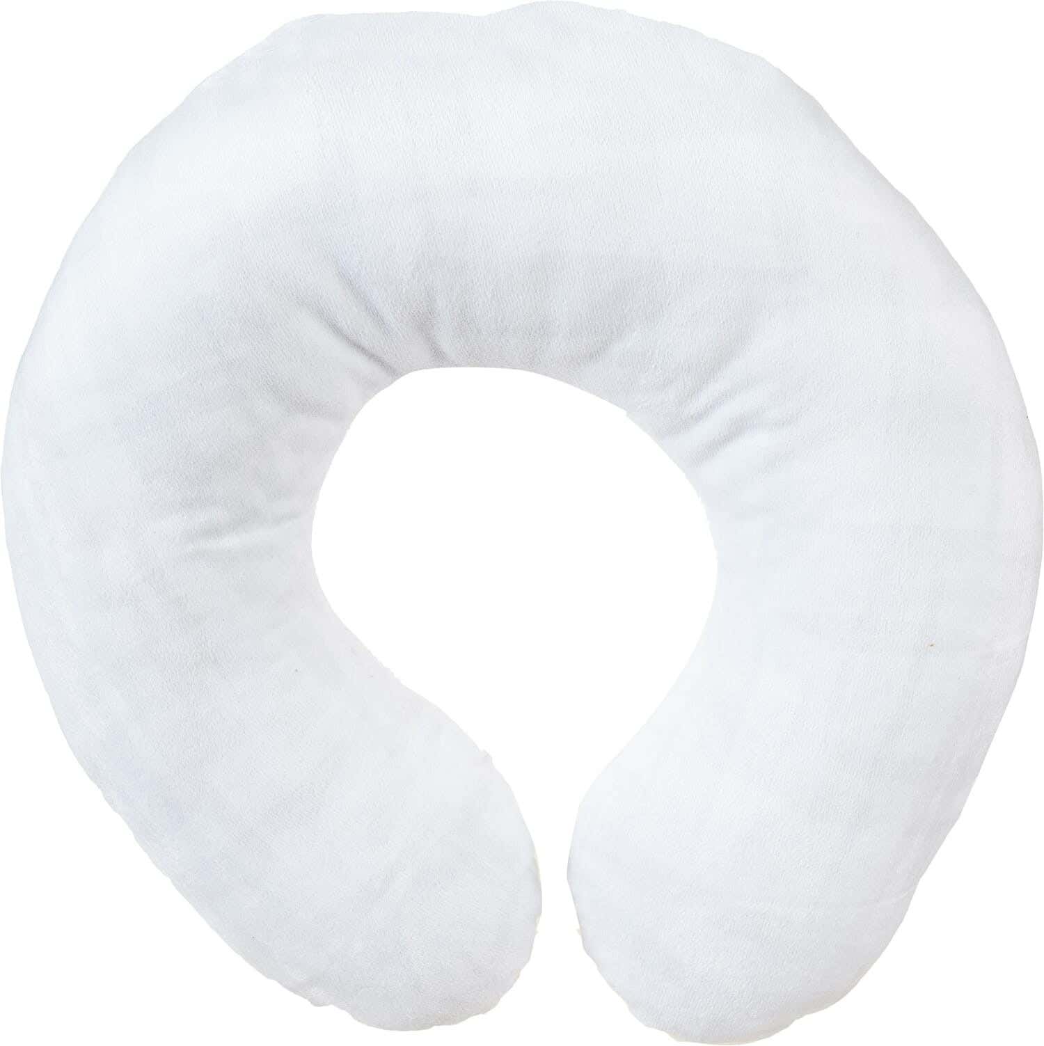 Almaamoun Fiber Neck Pillow, 30×30 cm, Approximately 200 grm - White