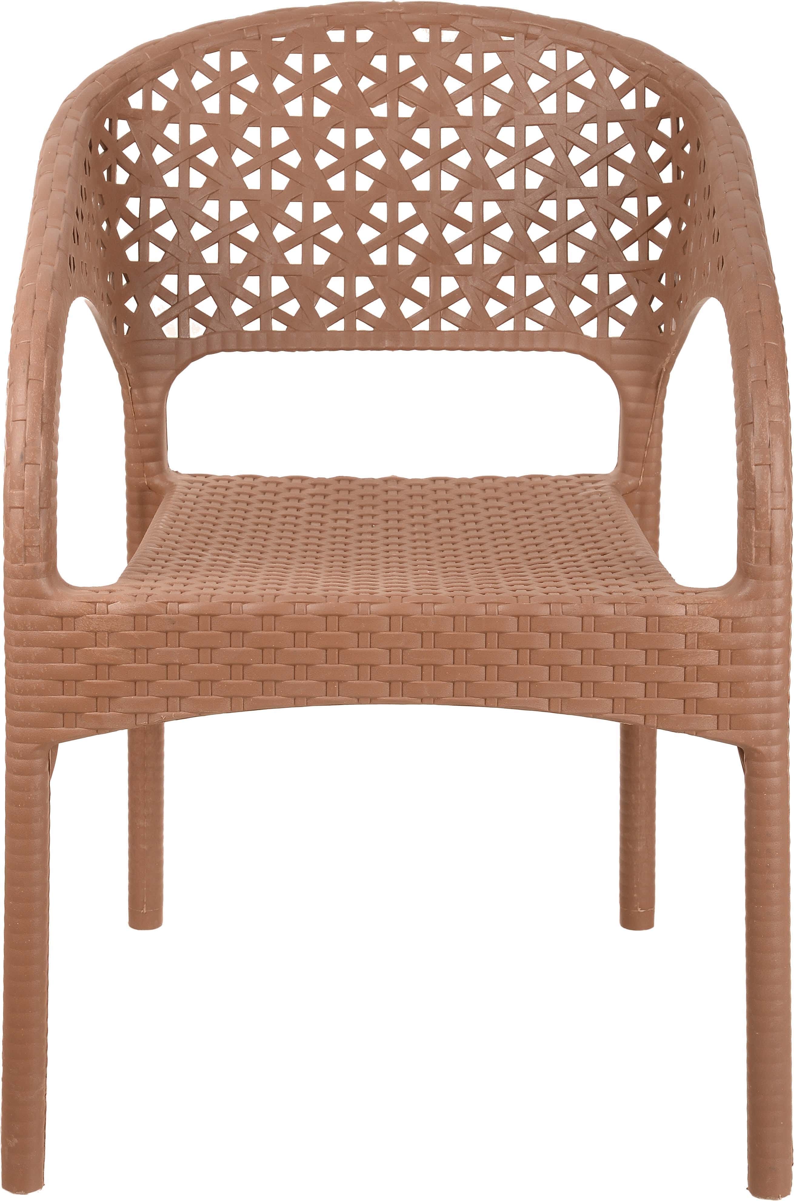 El Helal & Star Plastic Chair, 45×40×80 Cm - Beige