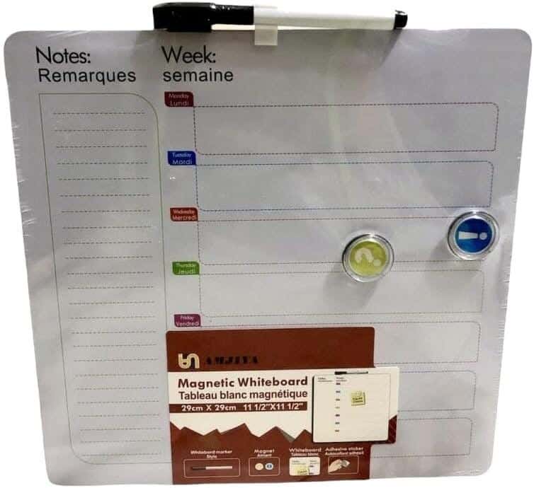 Alsafwa W55-28 Magnetic Note Board - white