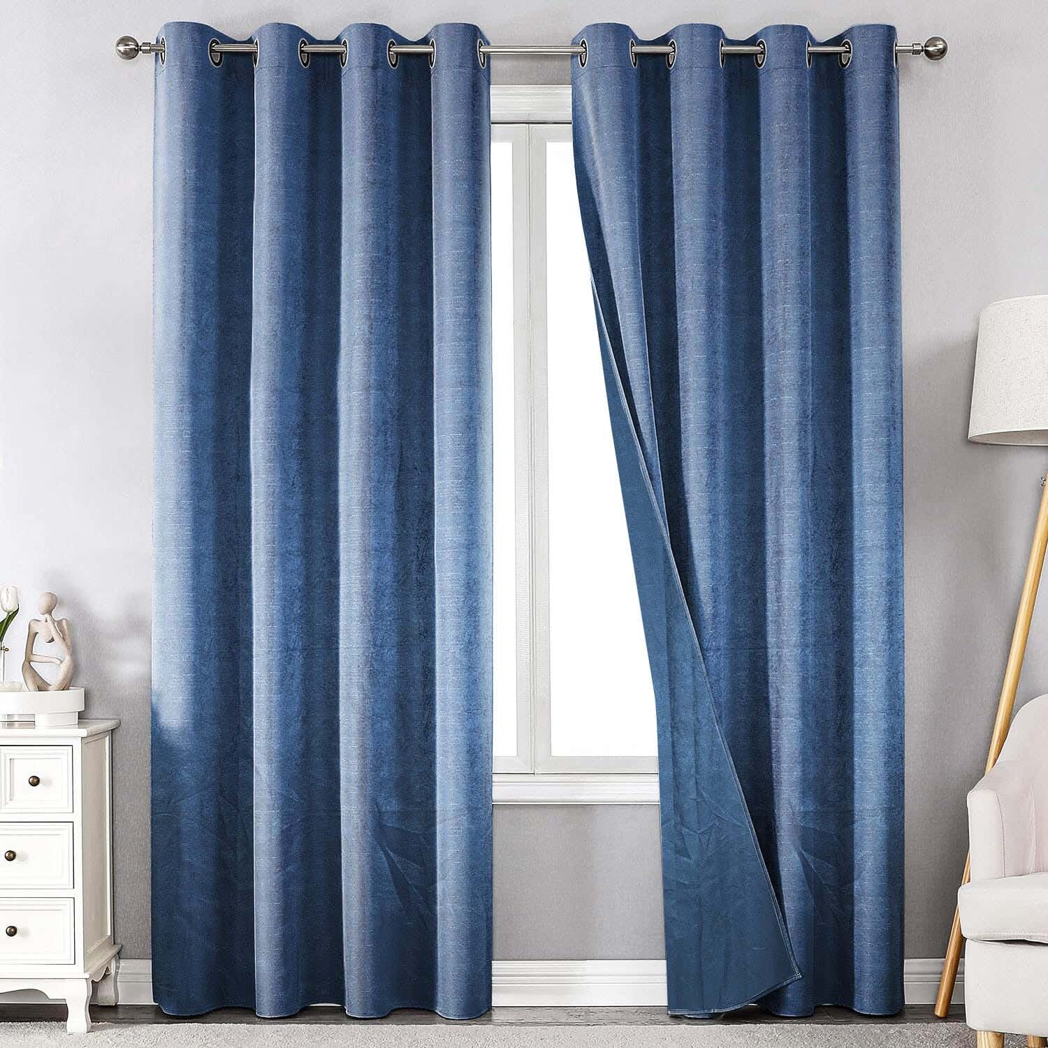 Makhmal Solid Curtain, 130×250 cm ( 1 piece )