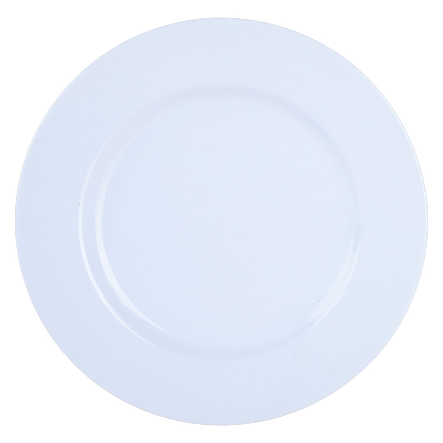 Al Mohandes Melamine Flat Plate, 25 cm - Multicolor