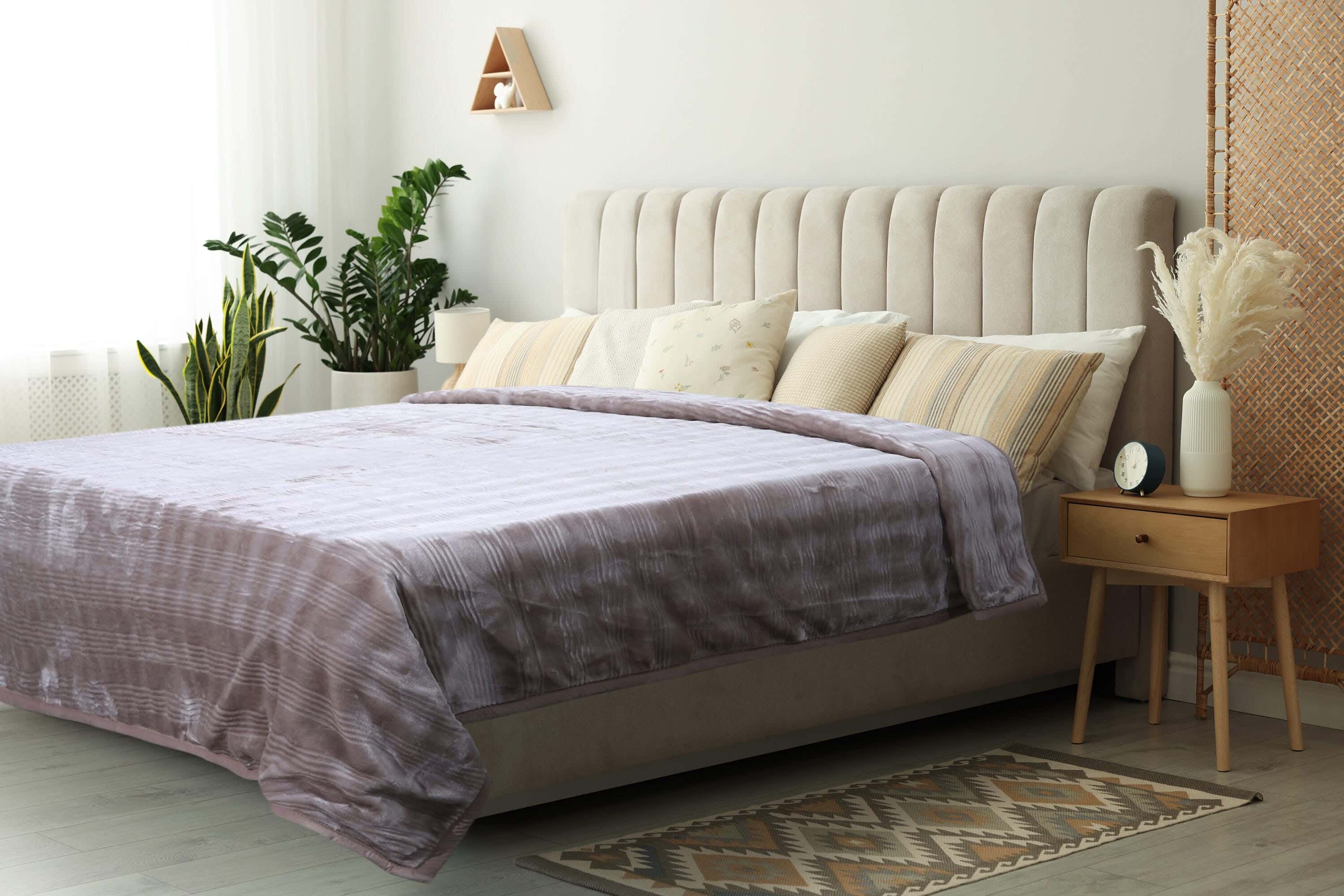 Marbella Velvet Double Layer Blanket, 220×240 cm, 3500 grams - Coffee