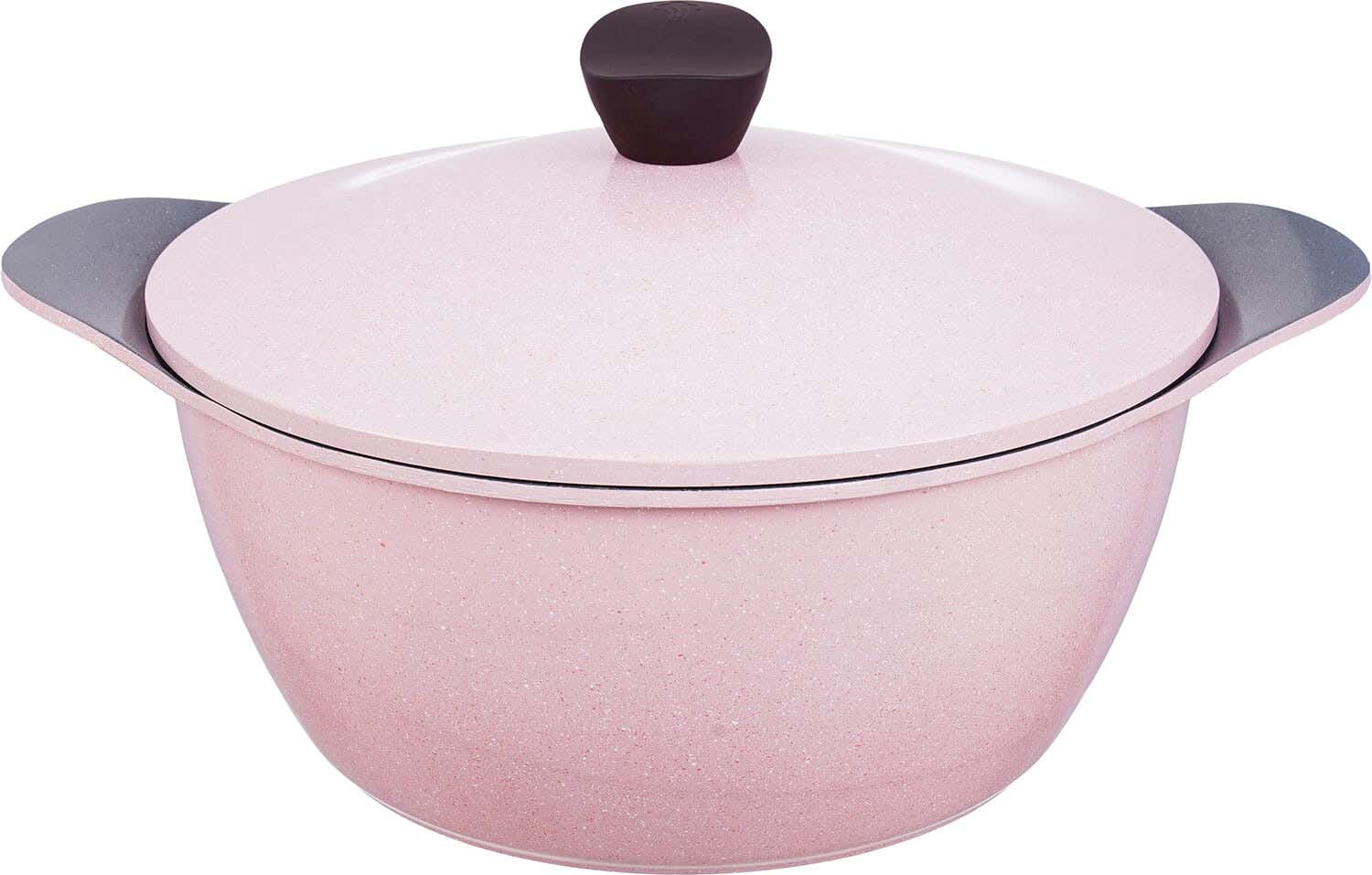 Master Wave Granite Pot, 32 cm - Pink