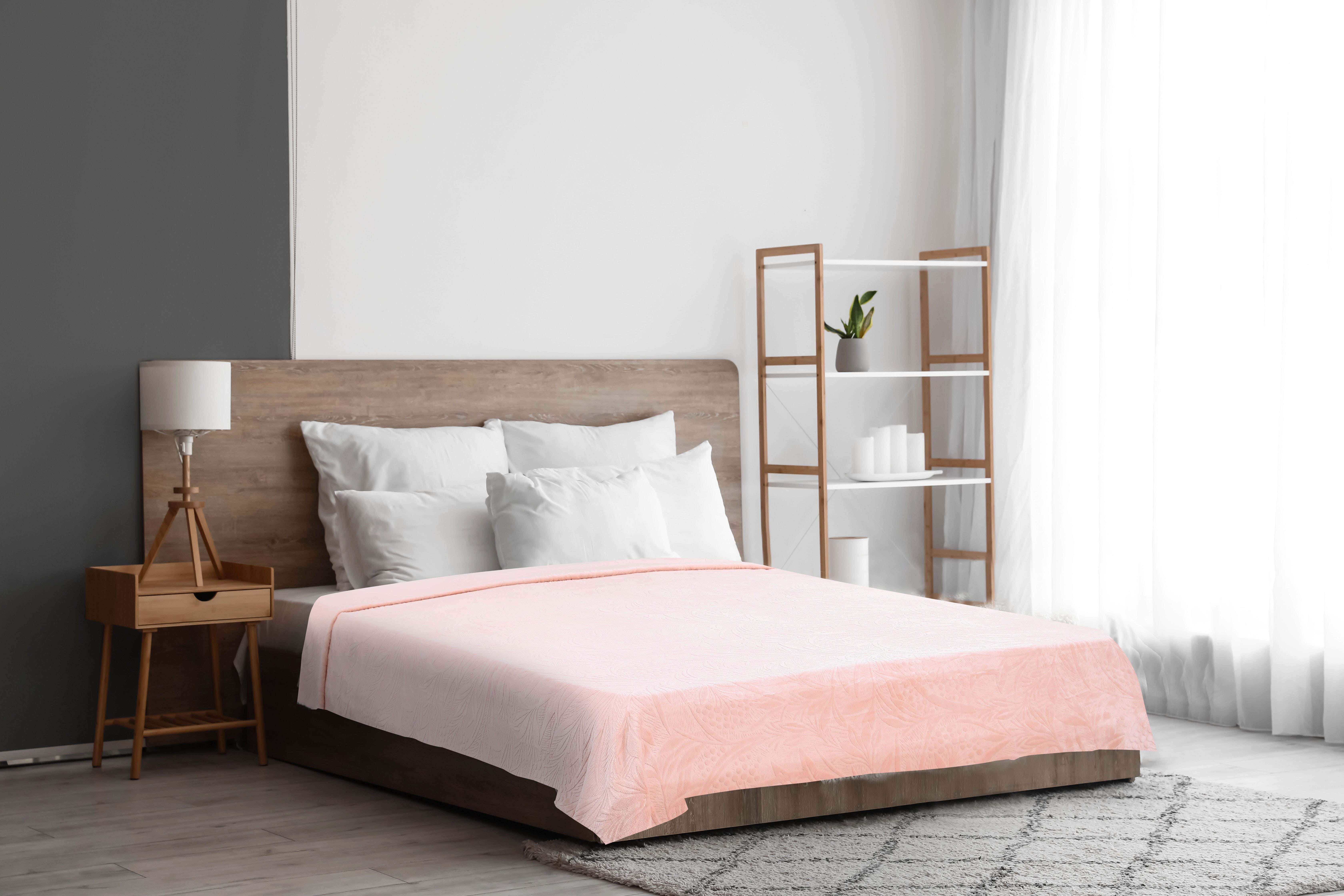 Berlianty Velvet Bed Heater, 220x240cm, 1800 gm - Orange