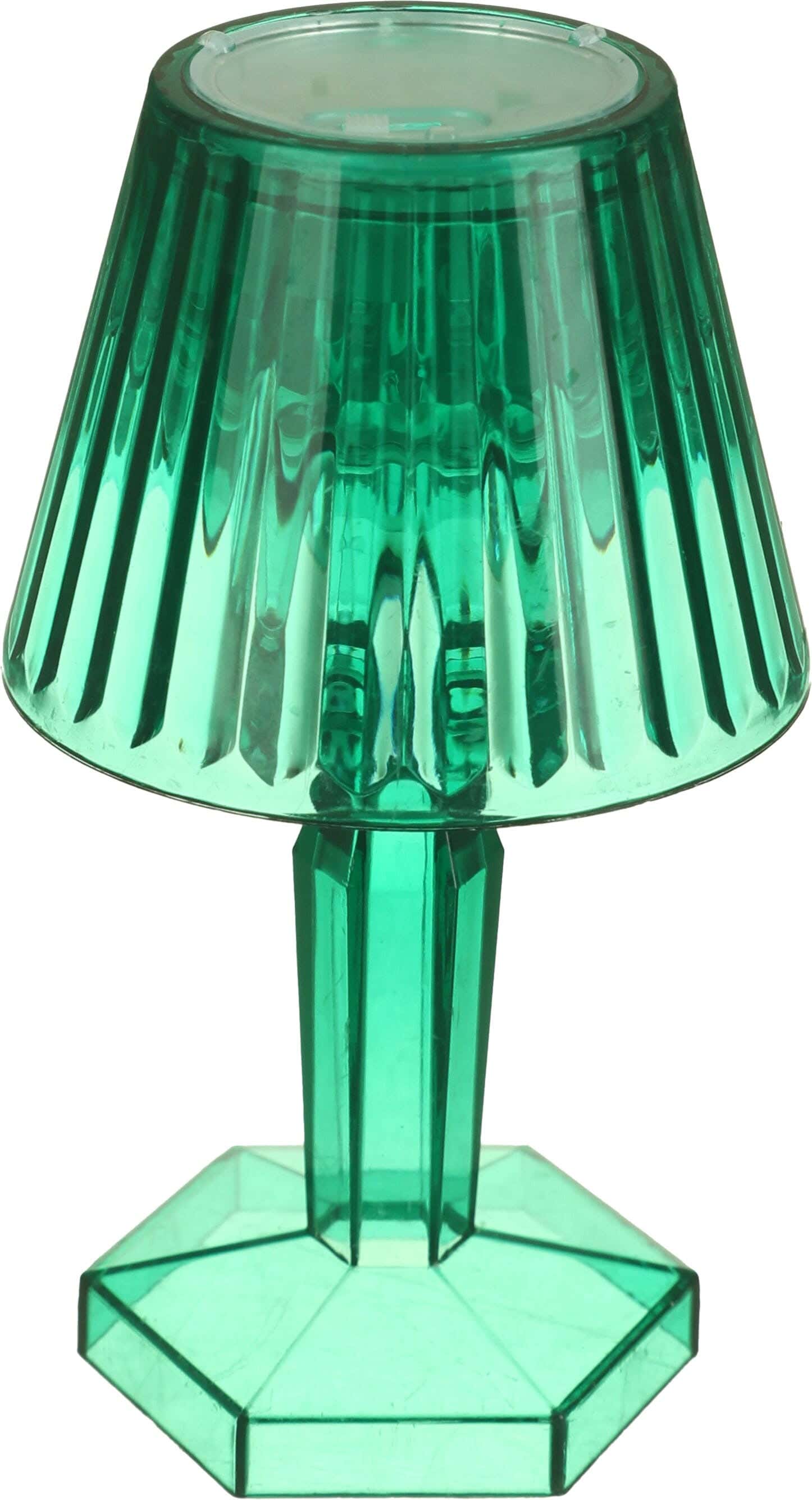 Falmer Acrylic Lampshade With Small Bulb, 12 Cm - Green