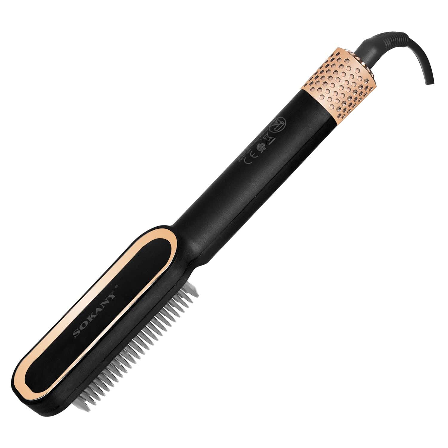 Sokany SK-1009 Electric Hair Brush, 45 Watt - Black