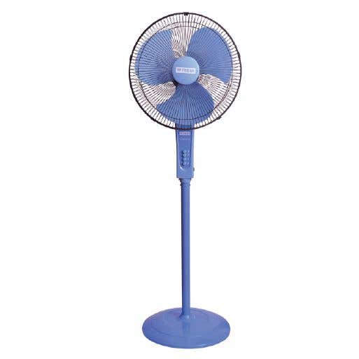 Fresh GSFP-16 Galaxy Stand Fan, 16 Inch, 3 Blades, 3 Speeds - Blue Grey