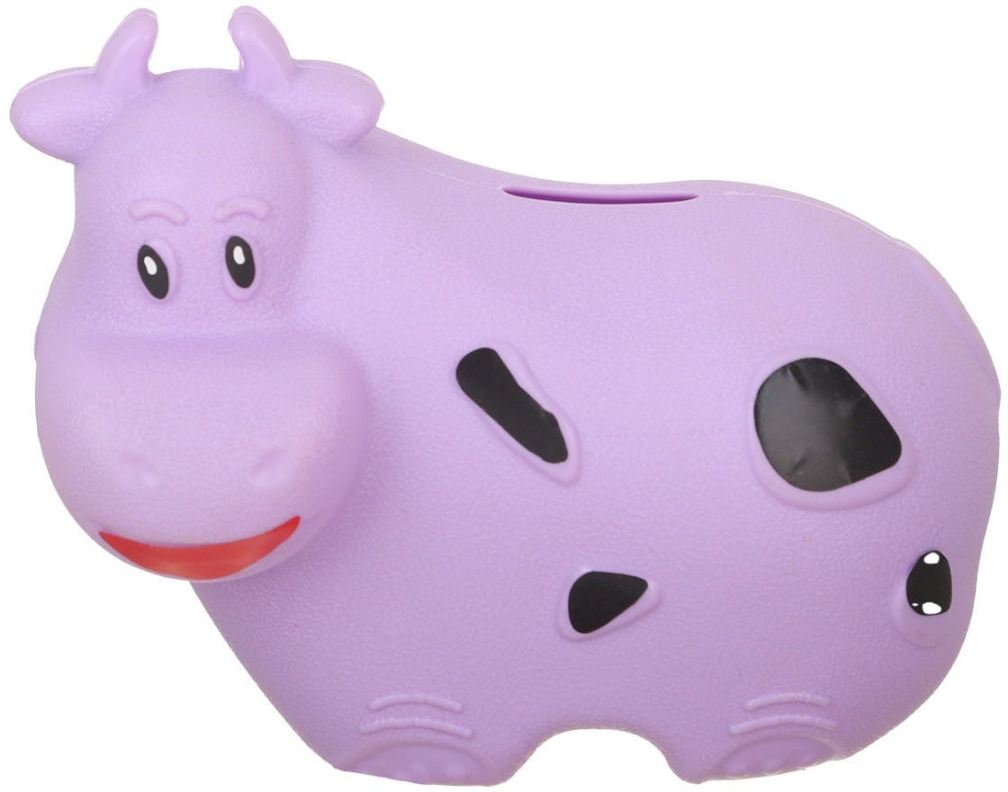 Winner Plast Money Box For Kids - Purple Black