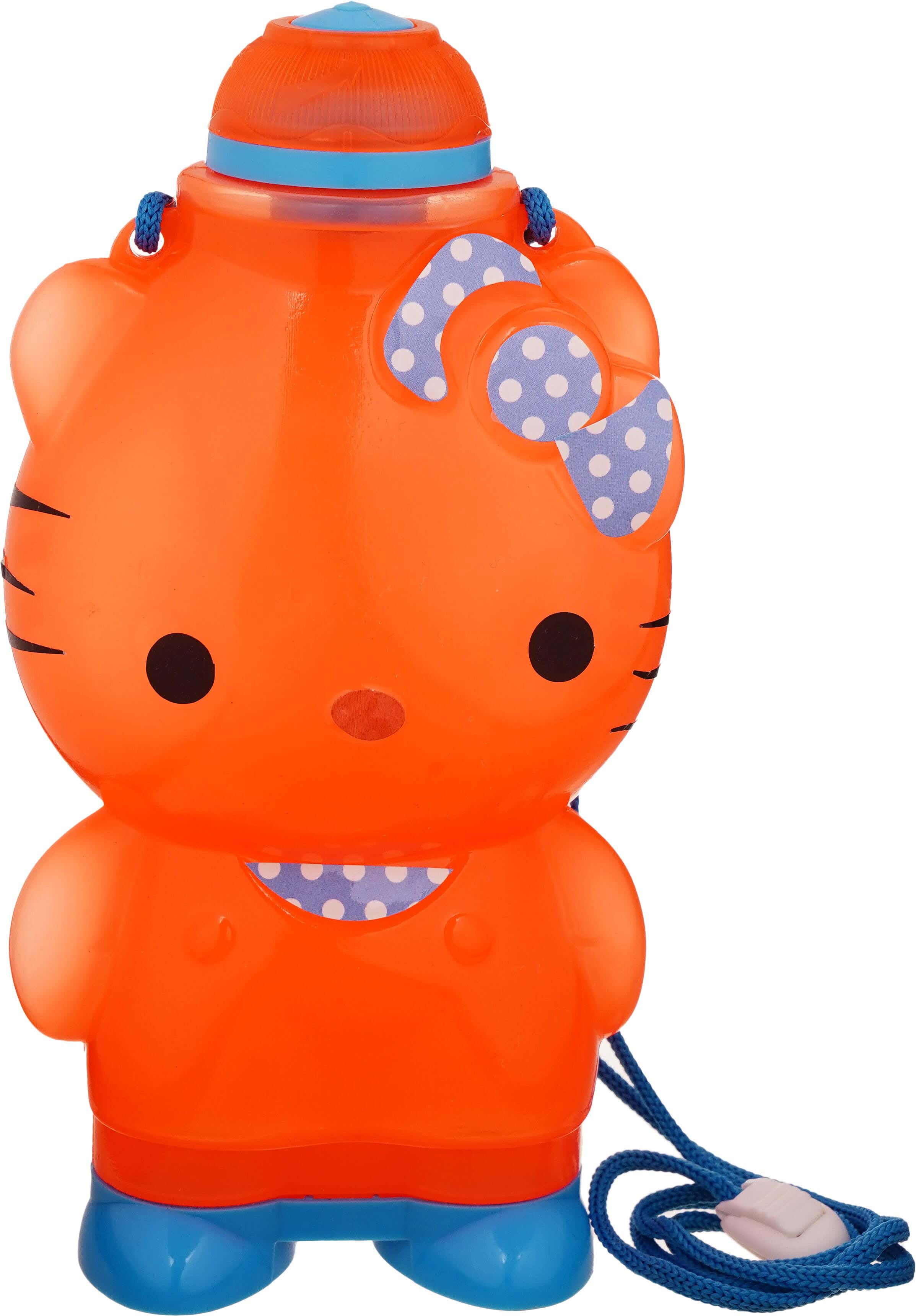 Winner Plast Plastic Kids Water Bottle Kitty Shape, 430 ml - Orange