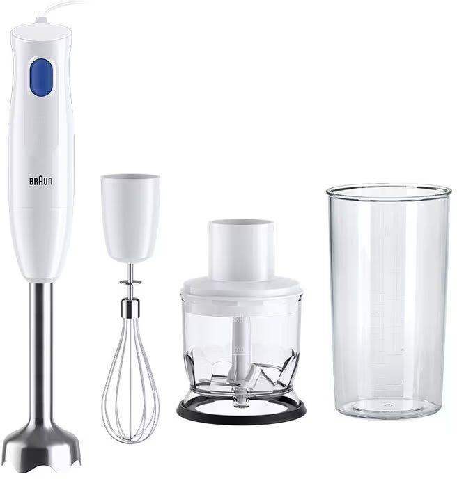Braun MQ10.202M Hand Blender, 450 Watt - White Blue