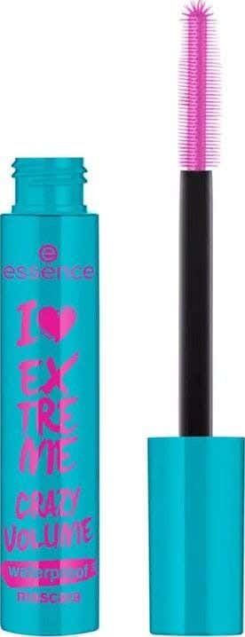 Essence I Love Extreme Mascara For Women, 1 Piece, Waterproof Black