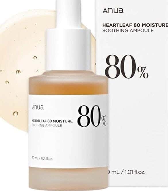 Inoa Facial Moisturizing Ampoule For Unisex, 30 Ml, 80% Heart Leaf