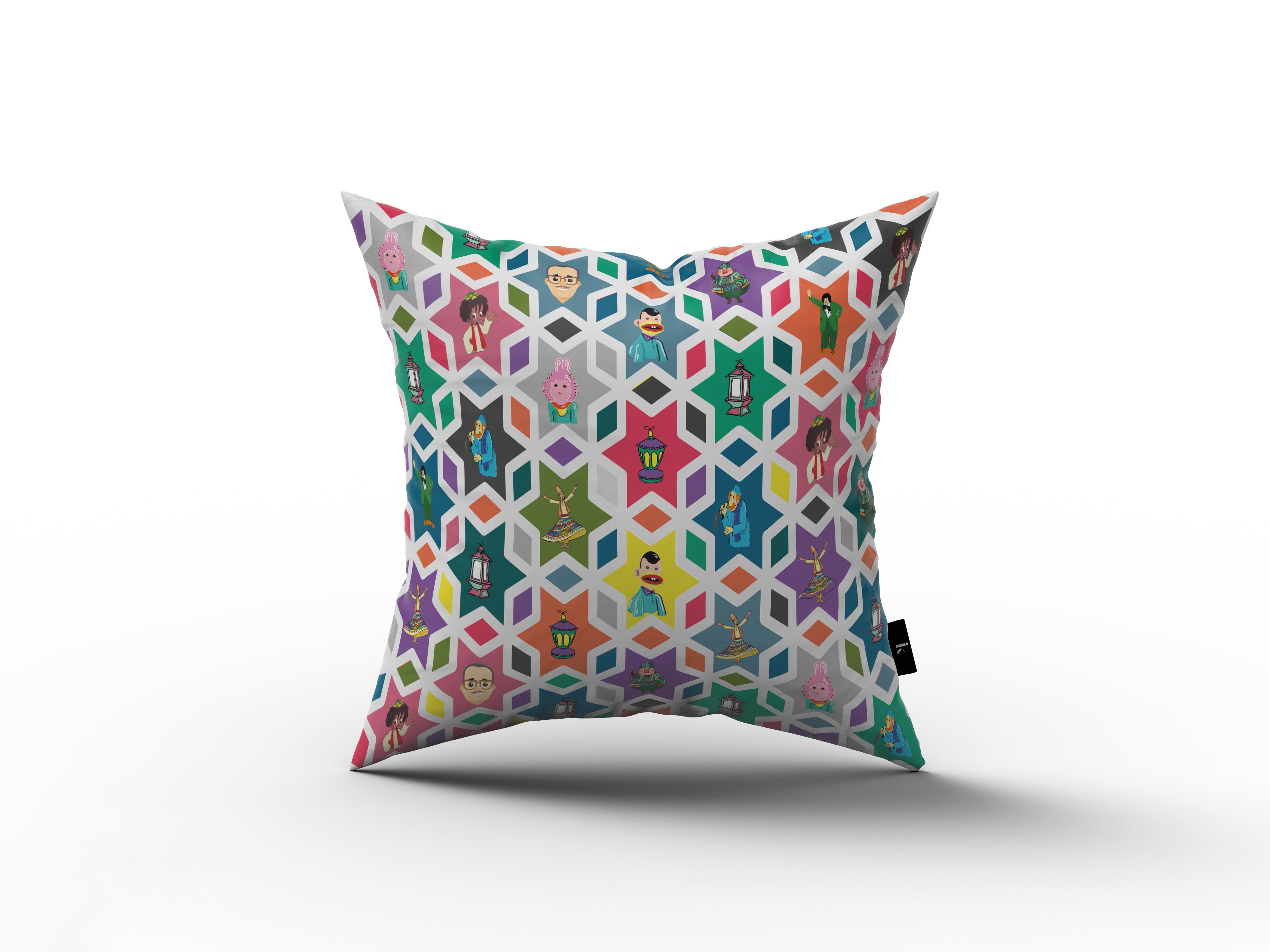Velvet Cushions Cover, 45x45 cm - Multicolor