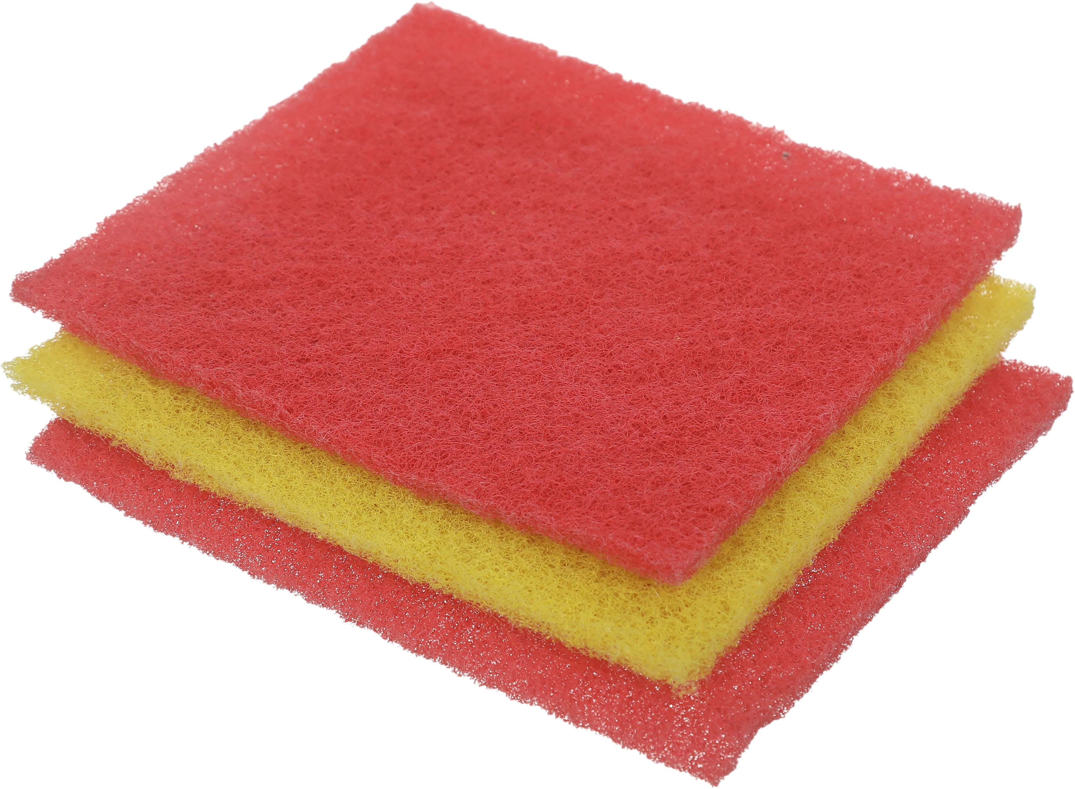 Corazzi Dishwashing Loofah Set, 3 Pieces - Multicolor