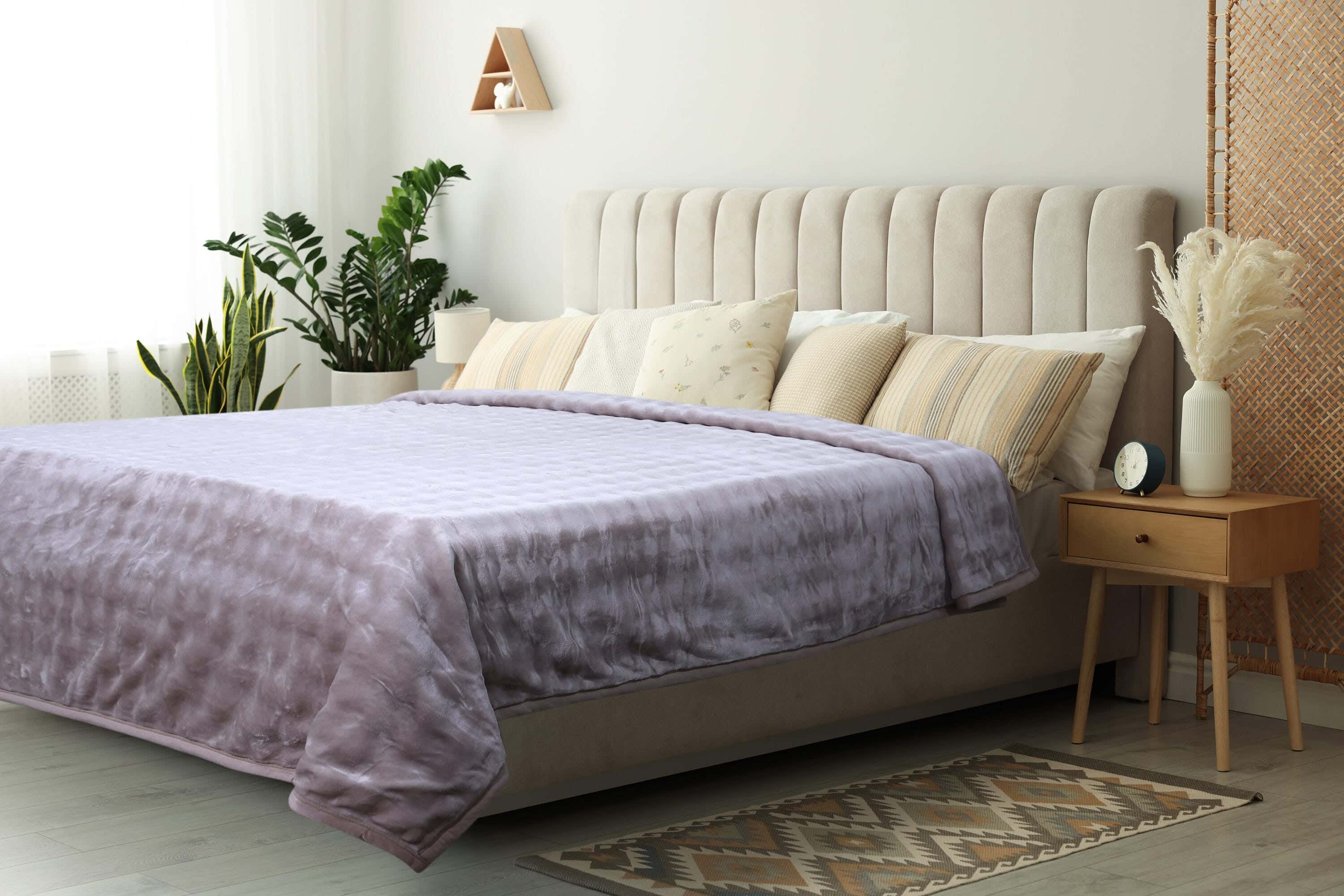 Marbella Velvet Double Layer Blanket, 220×240 cm, 3500 grams - Coffee