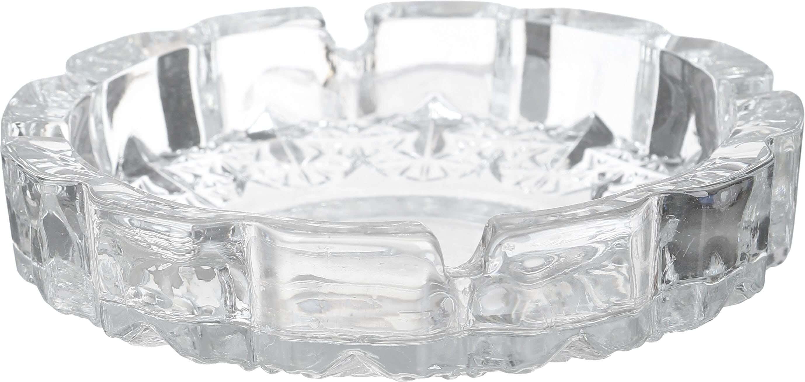 Glass Ashtray, 10 cm - Clear