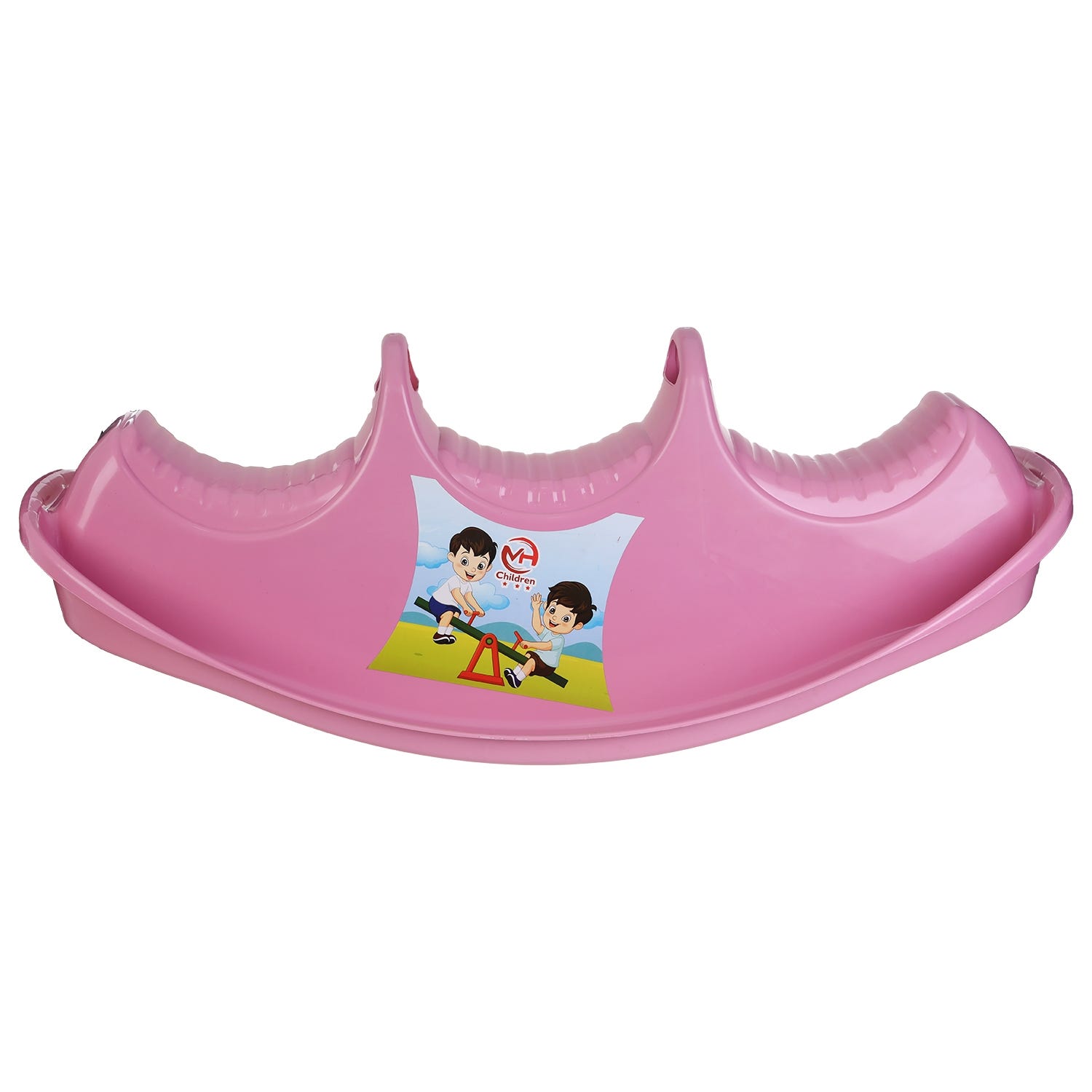 Plastic Swing Game for Kids, 100×50 cm - Rose
