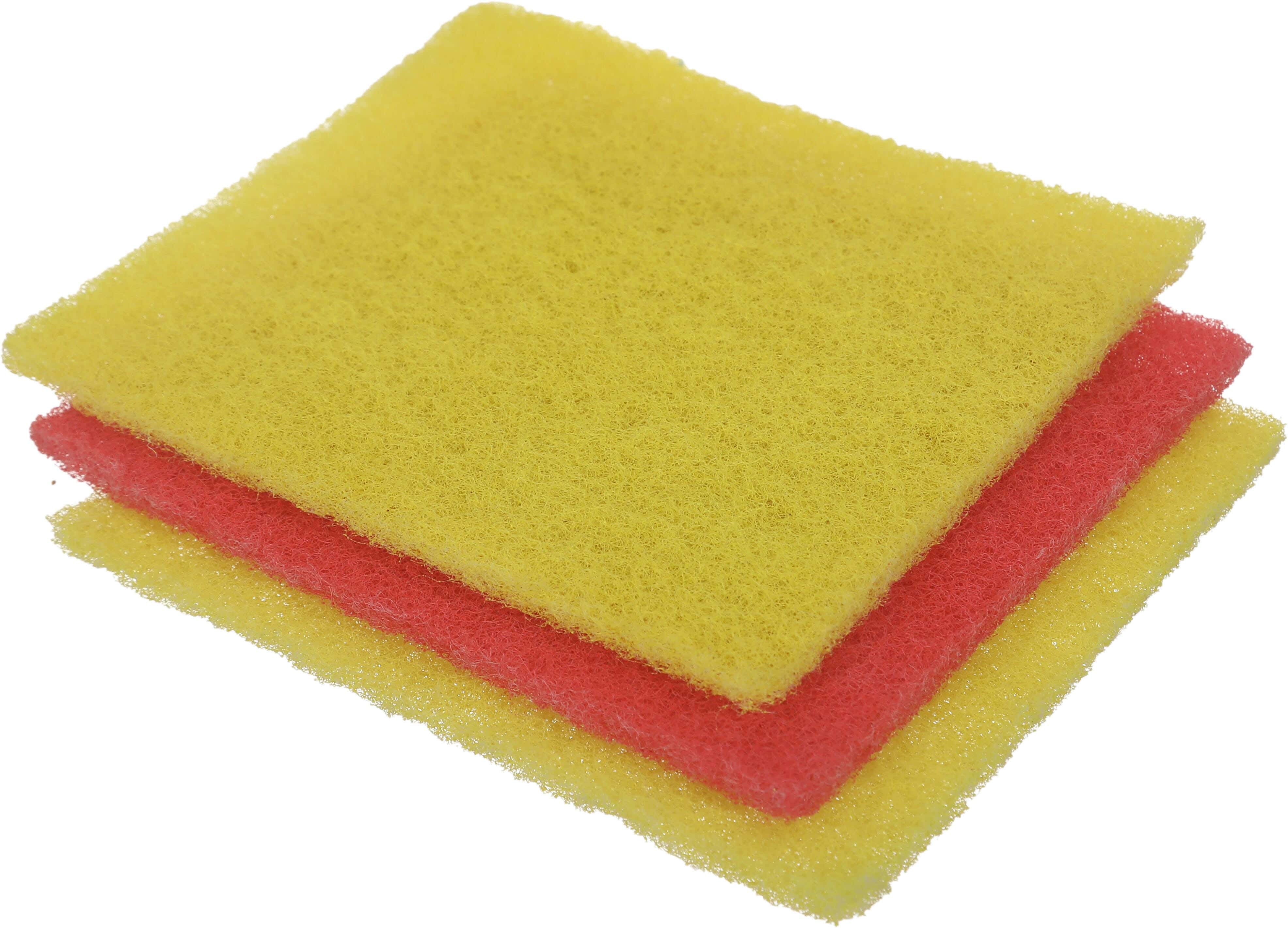 Corazzi Dishwashing Loofah Set, 3 Pieces - Multicolor