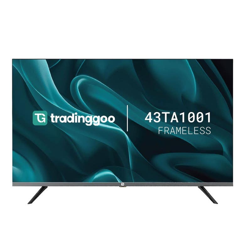 Tradinggoo 43TA1001 TV, 43-inch, Full HD, Frameless - Black