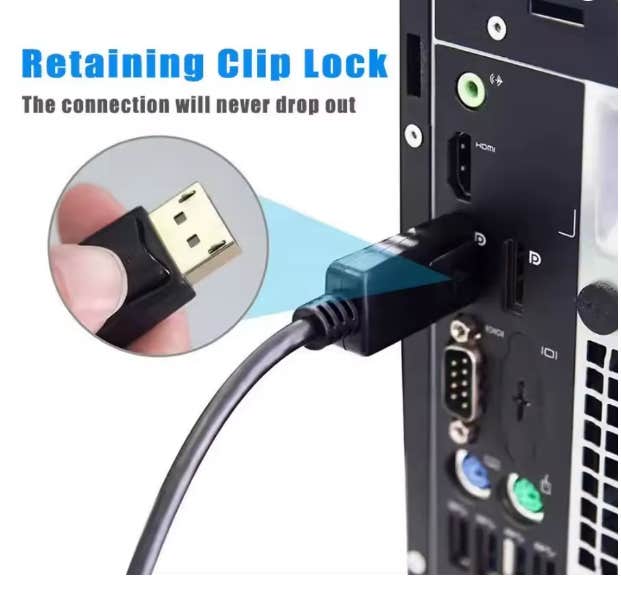 Displayport To Vga Converter Cable