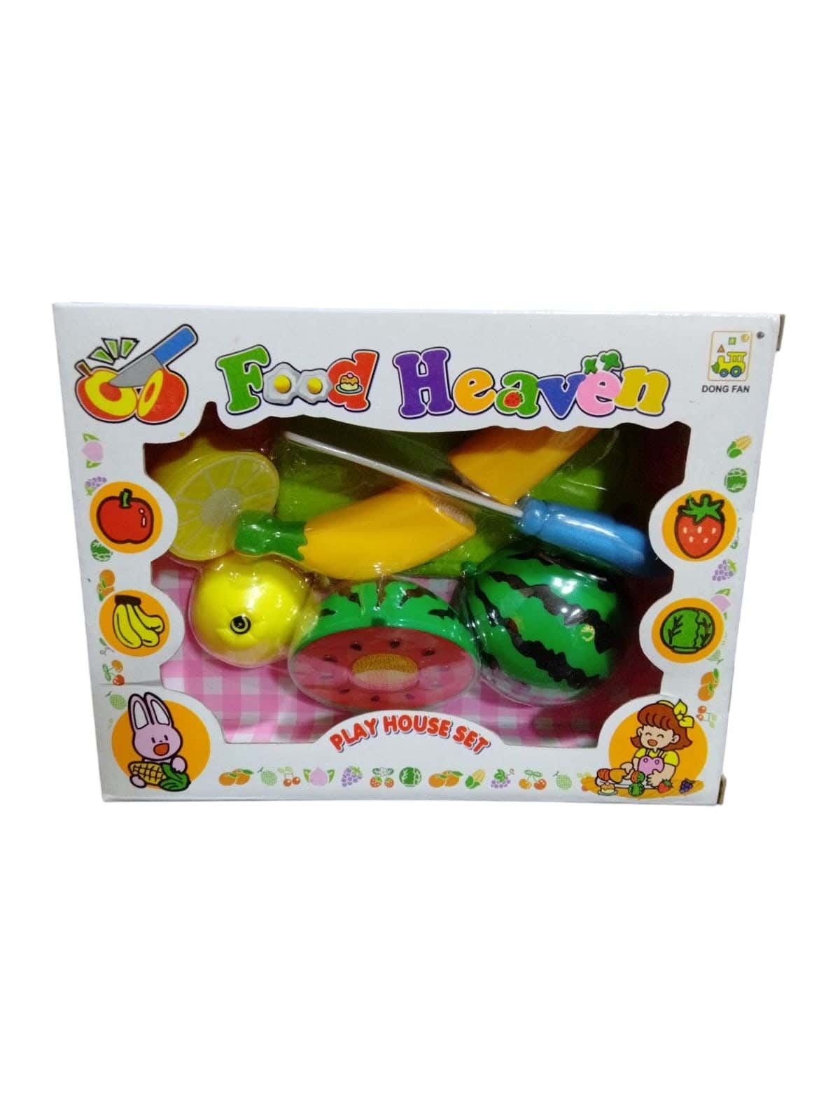 Alsafwa W19-18-1 3D Fruits Toy for Unisex Children - Multicolor