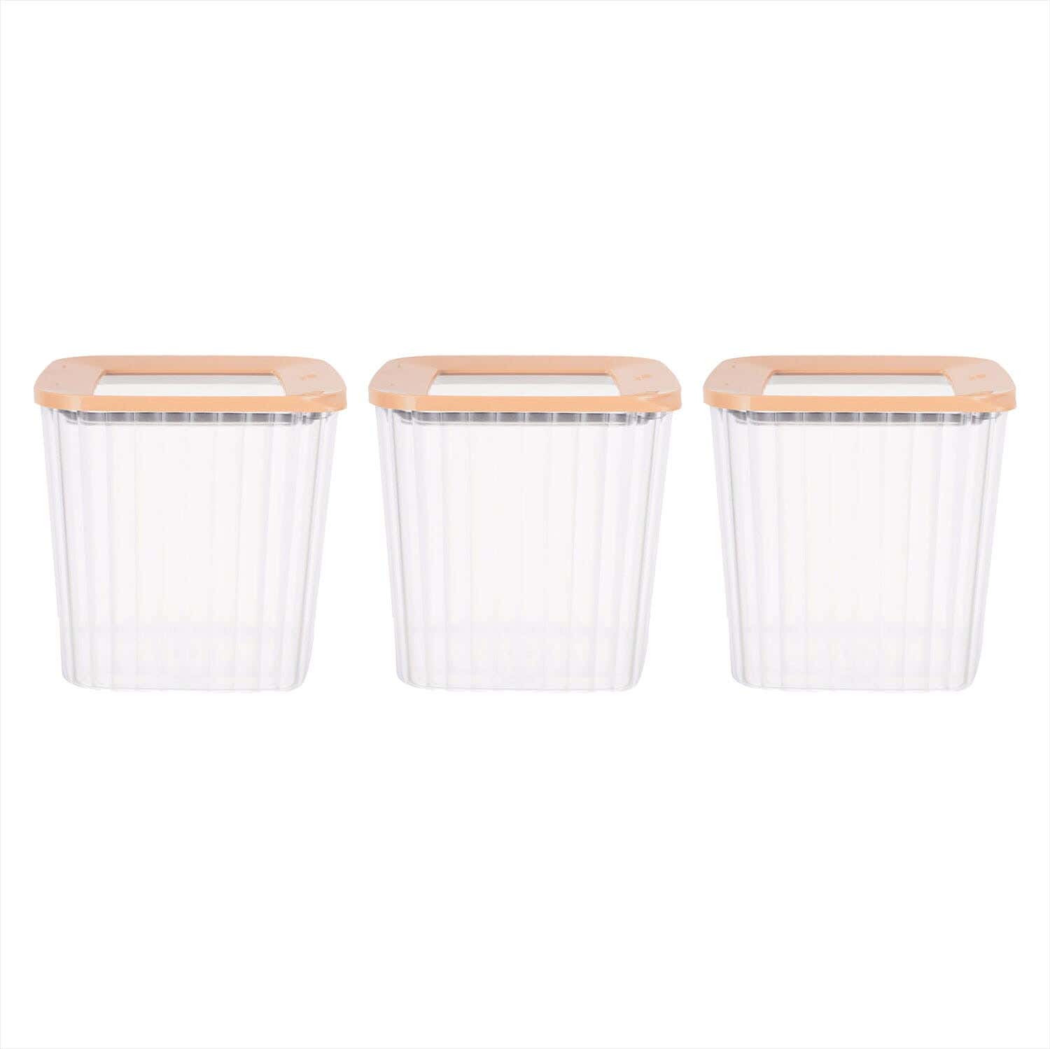 Pro Plast Discovery Plastic Storage Box Set, 3 Pieces - Brown