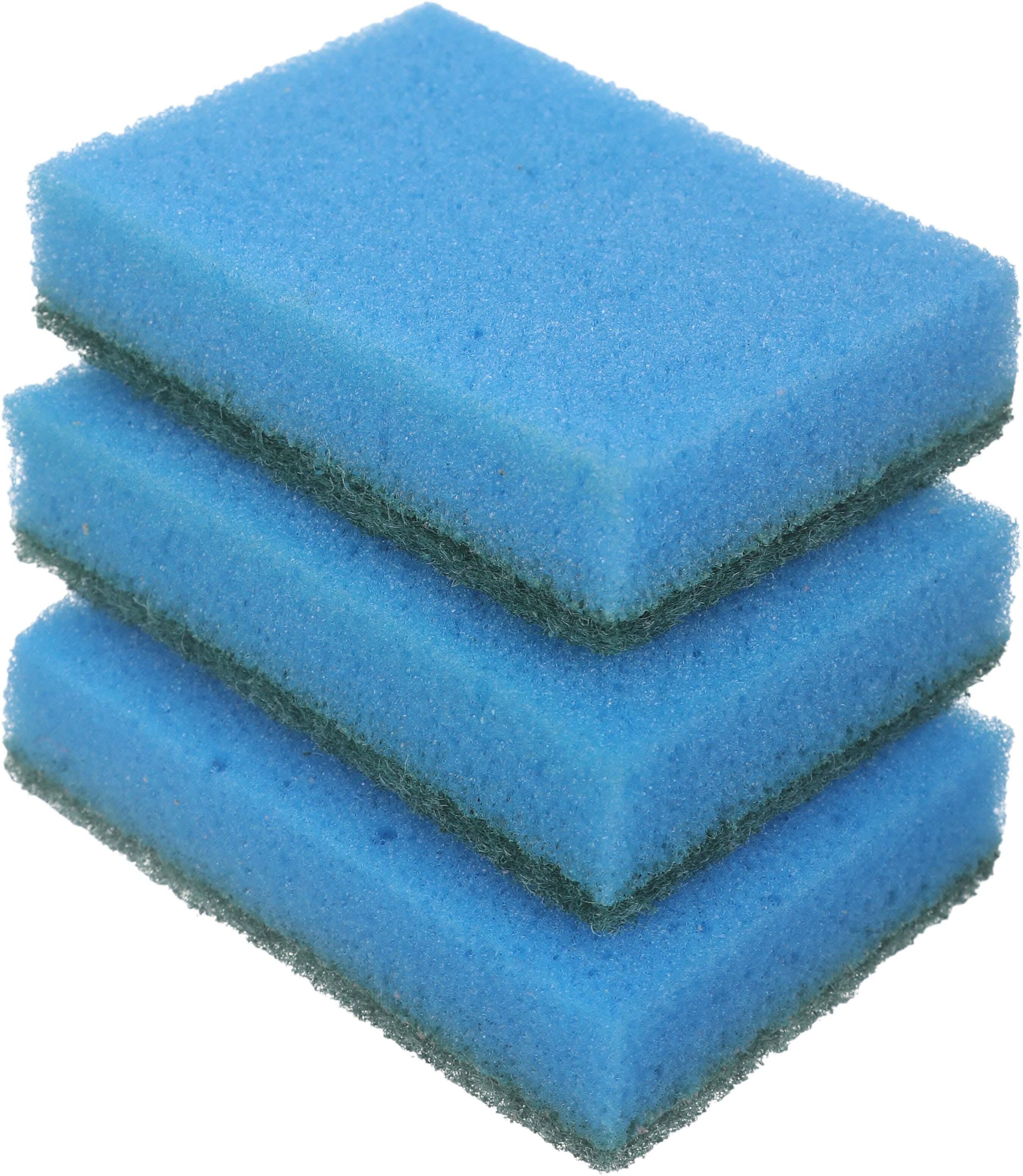 Easy Use Dishwashing Sponge Set, 3 Pieces - Multicolor