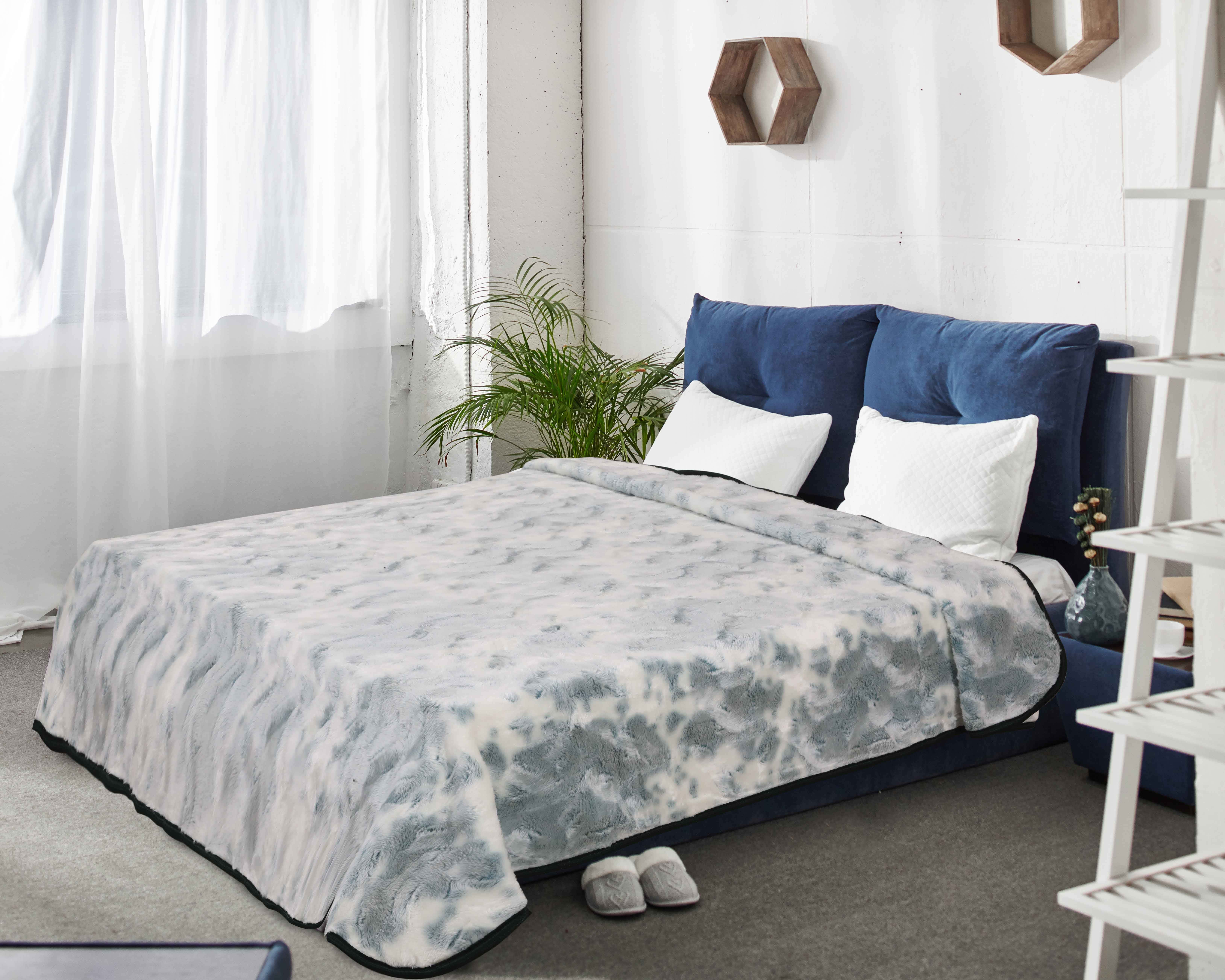 Mora Velvet Blanket, 240×220 cm, 3247 Grm - Rose