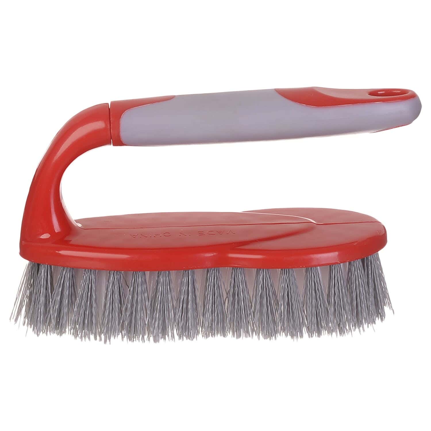 Liao Plastic Floor Cleaning Brush, 14cm - Red