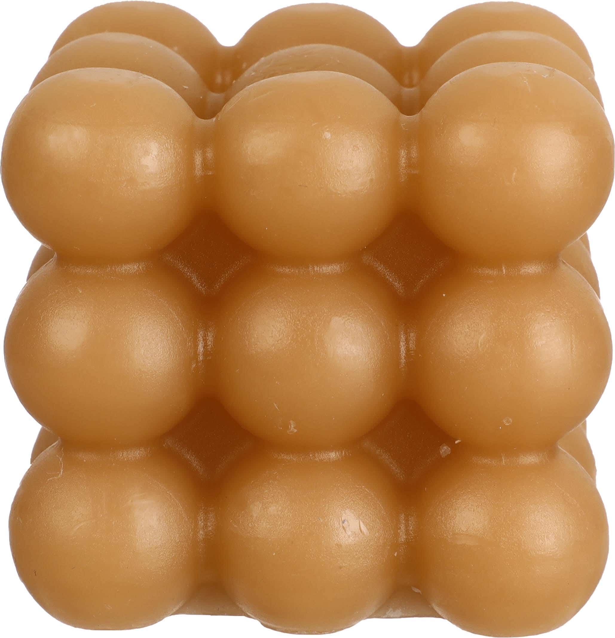 Battery Powered Plastic Candle, 5×5 cm - Brown