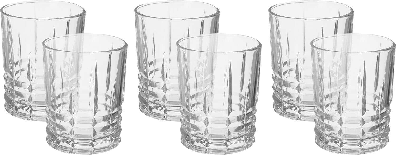 Blink Max Glass Cup Set, 6 Pieces, 350 ml - Clear