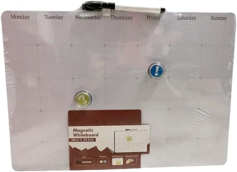 Alsafwa W55-30 Magnetic Note Board - White