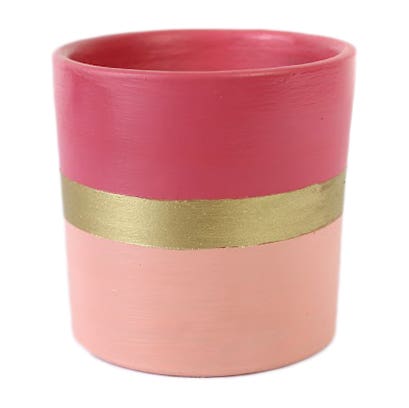 Pottery Plant Pot, One Piece, 10×10 cm - Multicolor